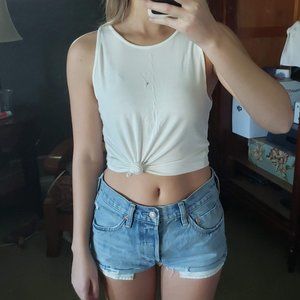 American Eagle Off White Tank